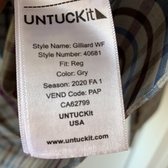 UNTUCKit Giliard Shirt XL - Picture 7 of 11